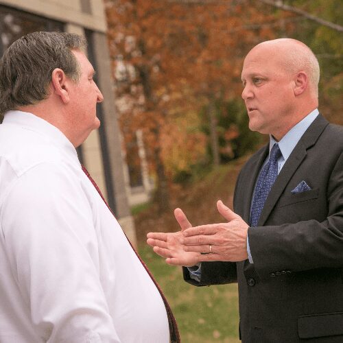 Mitch Landrieu with Kelly Brownell