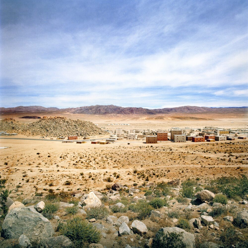 Desert - small village inn distance